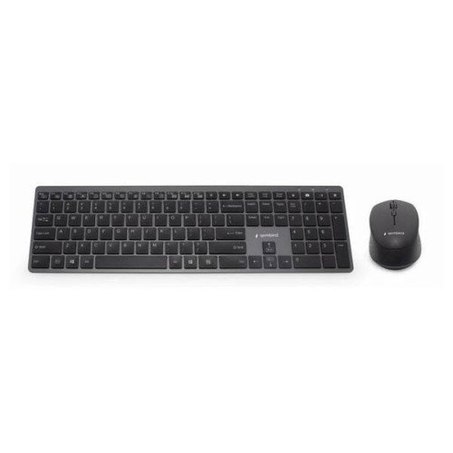 Gembird Kit Teclado+Ratón Inalámbr. Pro Slim Negro