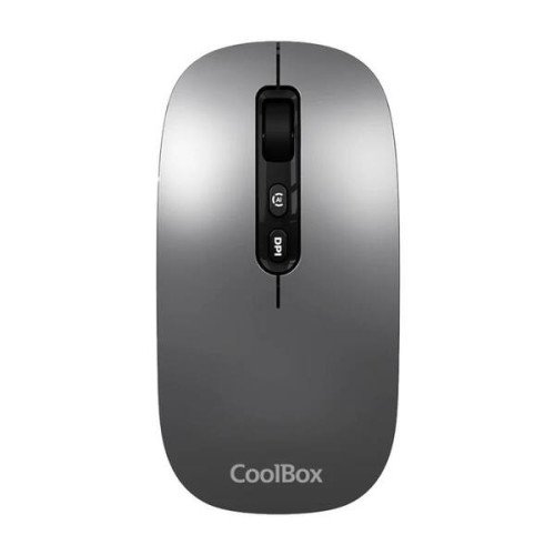 Coolbox Ratón W02-IA Inalámbrico RF+BT Gris