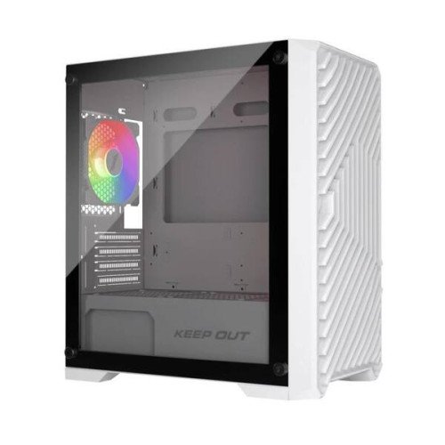 Keep Out Caja M-Atx XC-220W 4FANS Usb3.0 White