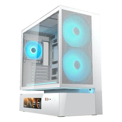 Cougar Caja Semitorre CFV235 Mesh Vision White