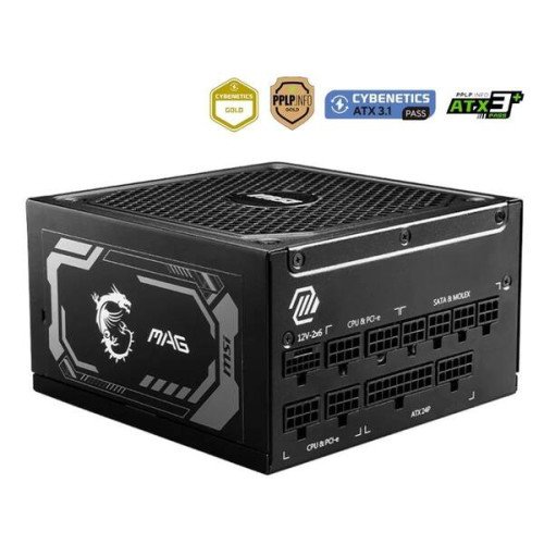 MSI Fuente Alimentación MAG A1000GL PCIE5 1000WATX