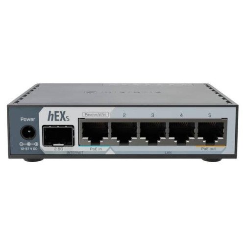 Mikrotik E60iUGS hEX Router 5xGbE PoE-I/O 1x2.5SFP