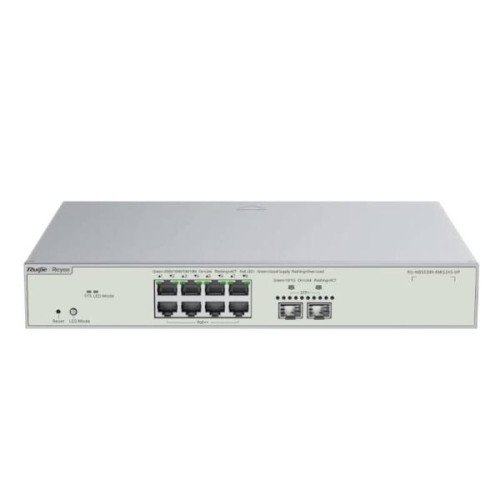 Reyee NBS5300-8MG2XS-UP L3 8xxmG HiPoE 2xSFP+ 370W