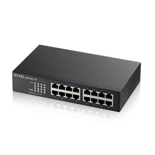 ZyXEL GS1100-16S Switch 16xGbE DIP Selector