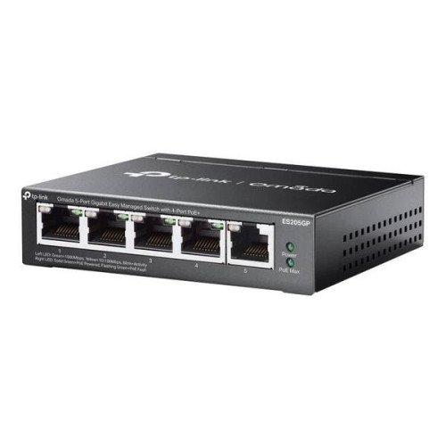 TP-Link ES205GP Switch 4xGb PoE+ 1xGb 65W Desktop