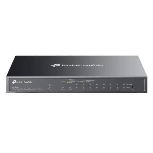 TP-Link ES210GMP Switch 8xG PoE+ 1xGbE 1xG-C 123W
