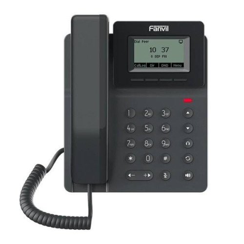 Fanvil V50P 2 líneas SIP Pantalla 2.3" PoE 2x10/10