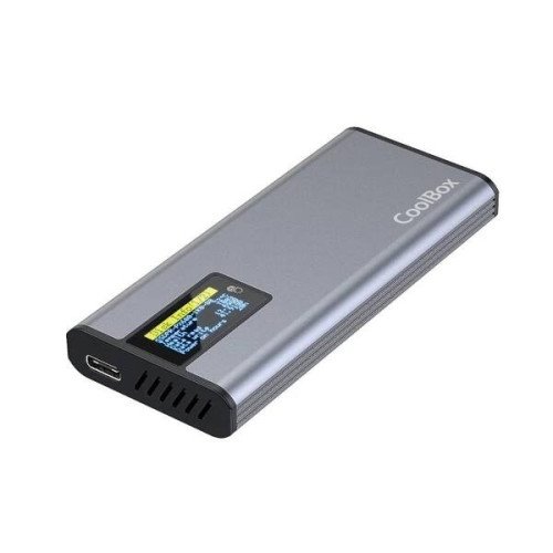 CoolBox CAJA SSD M.2 NVME/SATA LCD MINICHASE PS32