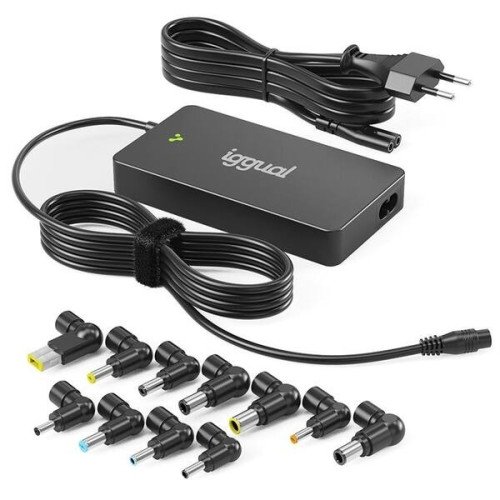 Carregador iggual 90w + 8 clavijas SLIM