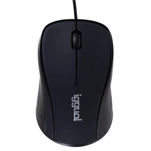 iggual Ratón Optico XS-KIDS-1600DPI negro