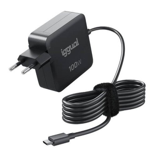 CARGADOR IGGUAL PORTATIL Y MOVIL TIPO C PD 100W