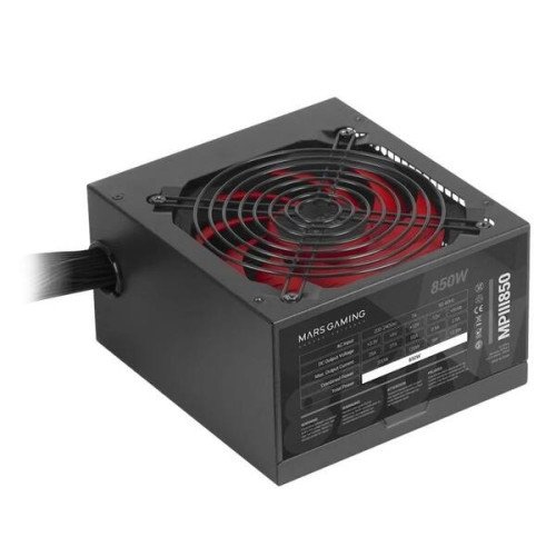 MARS GAMING Fuente Alimen. MPIII 850W, 85% Silent
