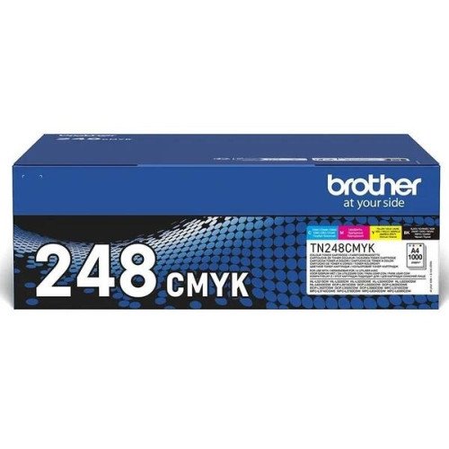 PACK 4 CARTUCHOS TN248CMYK BROTHER