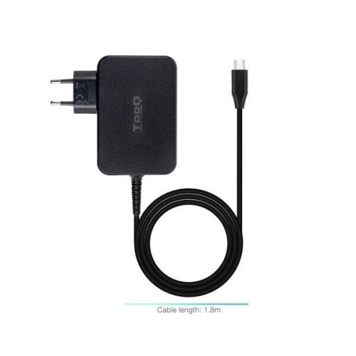 Tooq Cargador portátil GAN USB-C PD 100W Negro