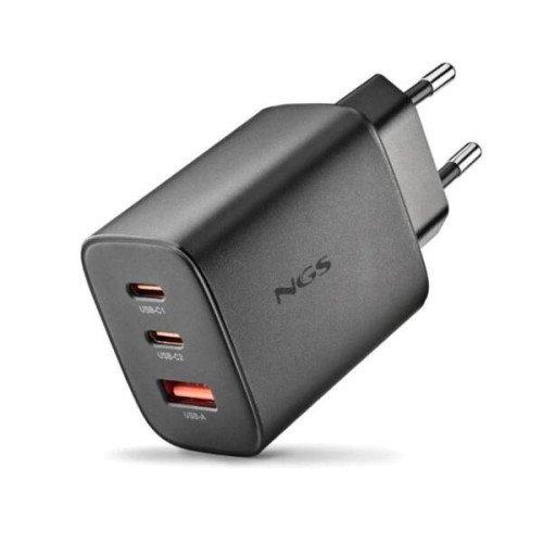 NGS CARGADOR GAN ULTRARAPIDO 65W USB-C+ USB-A