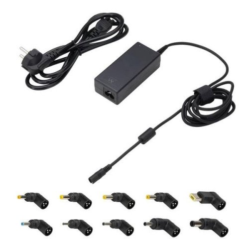 EWENT Cargador Auto. Univer Notebook 65W 10 Puntas