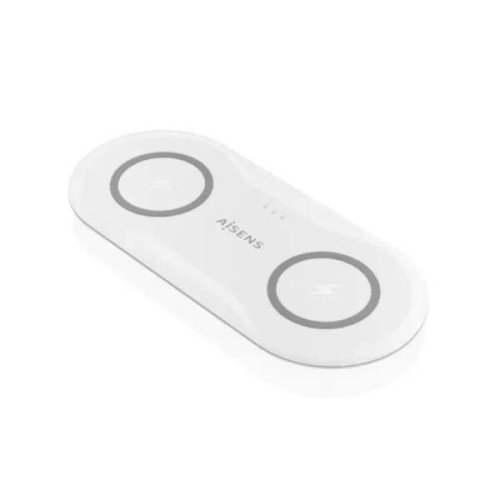 Aisens Cargador Inalámbrico USBC 15W 2 en 1 Blanco