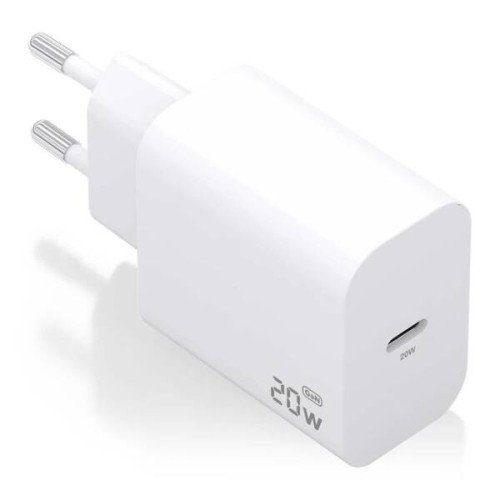 Aisens Cargador GaN 20W 1xUSB-C PD3.0 Blanco