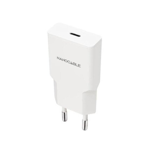 Nanocable Cargador USB-C/PD 30W   Blanco
