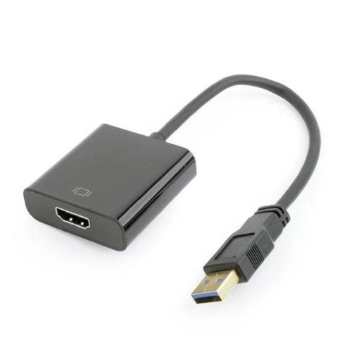 Gembird Adaptador de pantalla USB a HDMI, negro