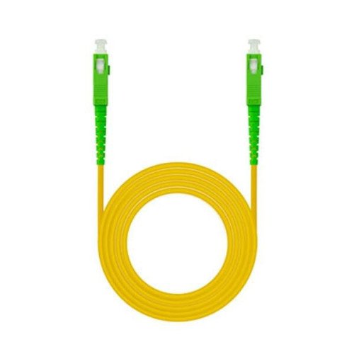 Nanocable Cable fibra SC/APC LSZH Amarillo 15m