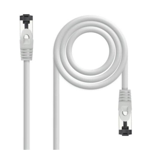 Nanocable Cable red Cat. 8.1 2GHZ SSTP Blanco 1m