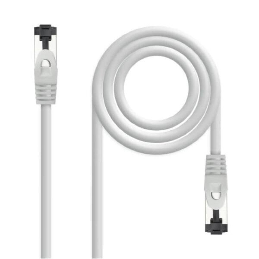 Nanocable Cable red Cat. 8.1 2GHZ SSTP Blanco 2m