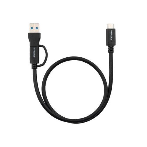 Nanocable Cable USB-C+USB-A/USB-C 3.2 GEN2 3 M