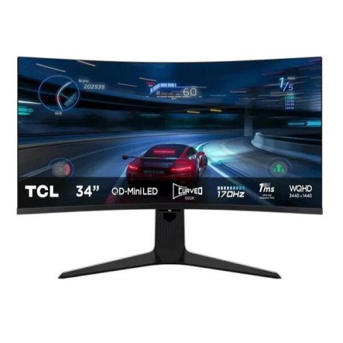 TCL 34R83Q Monitor 34" MiniLed 4K 170Hz 1ms Curv